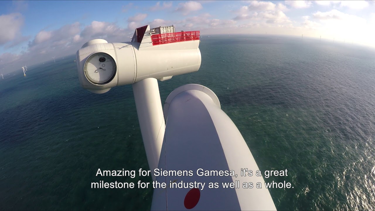 Siemens Gamesa installs its offshore Direct Drive wind turbine number 1,000