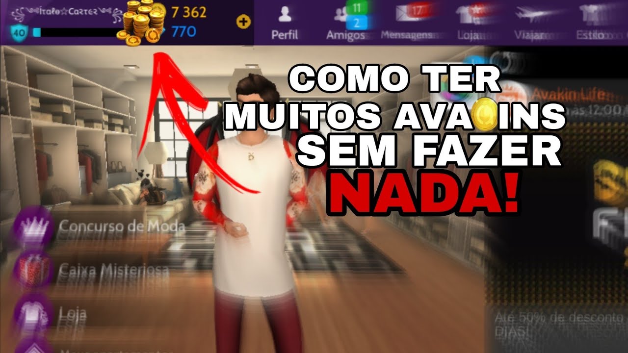 Como Ganhar muitos Avacoins (2020) no Avakin Life