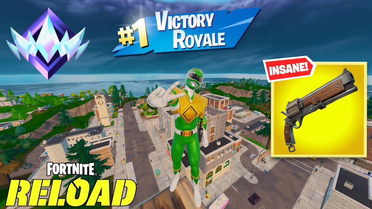 NEW GREEN RANGER SKIN! | Fortnite Reload Ranked | High Kill Gameplay