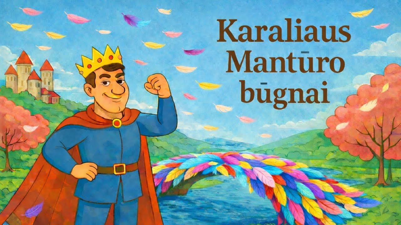 PASAKA - Karaliaus Mantūro būgnai | pasaka vaikams | pasaka |prie&scaron; miegą 