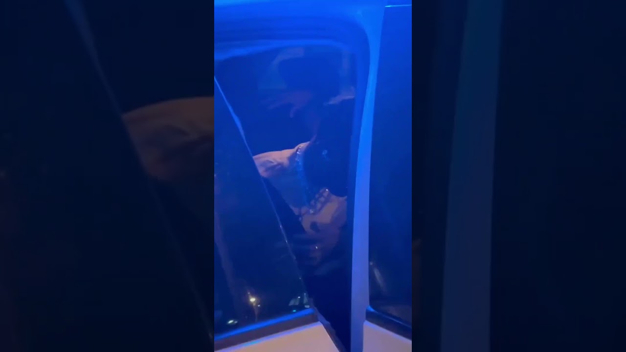 Shocking footage of #TravisScott being escorted from a Paris hotel in handcuffs!