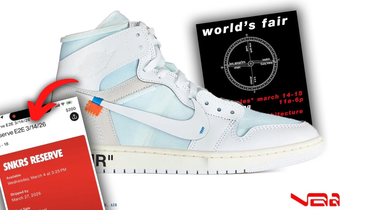 Первый релиз Jordan 1 Alaska от Virgil Abloh Archive состоится СКОРО | Дата выхода Teir Zero | SN...