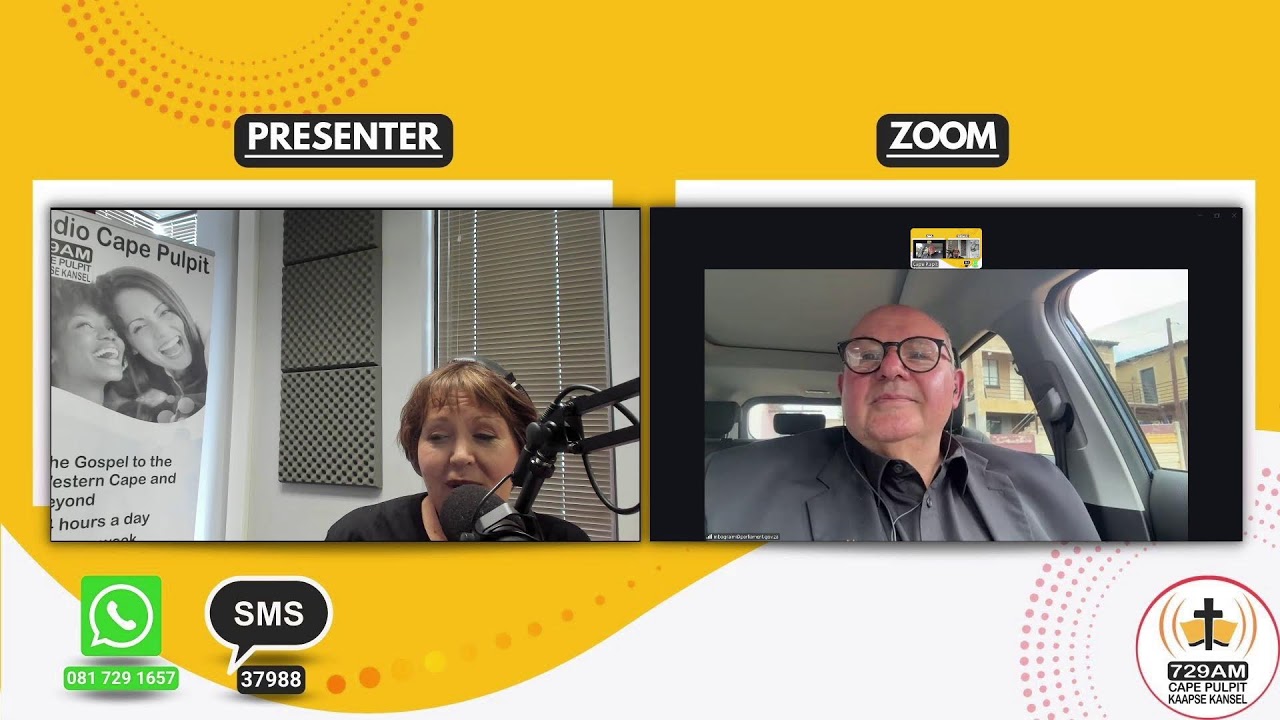 Michael Bagraim in the Leefstyl studio via zoom