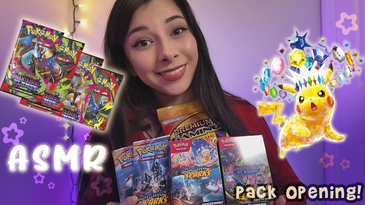 ASMR ✨ Pokemon Card Hunting ✨ Whispered Pack Opening