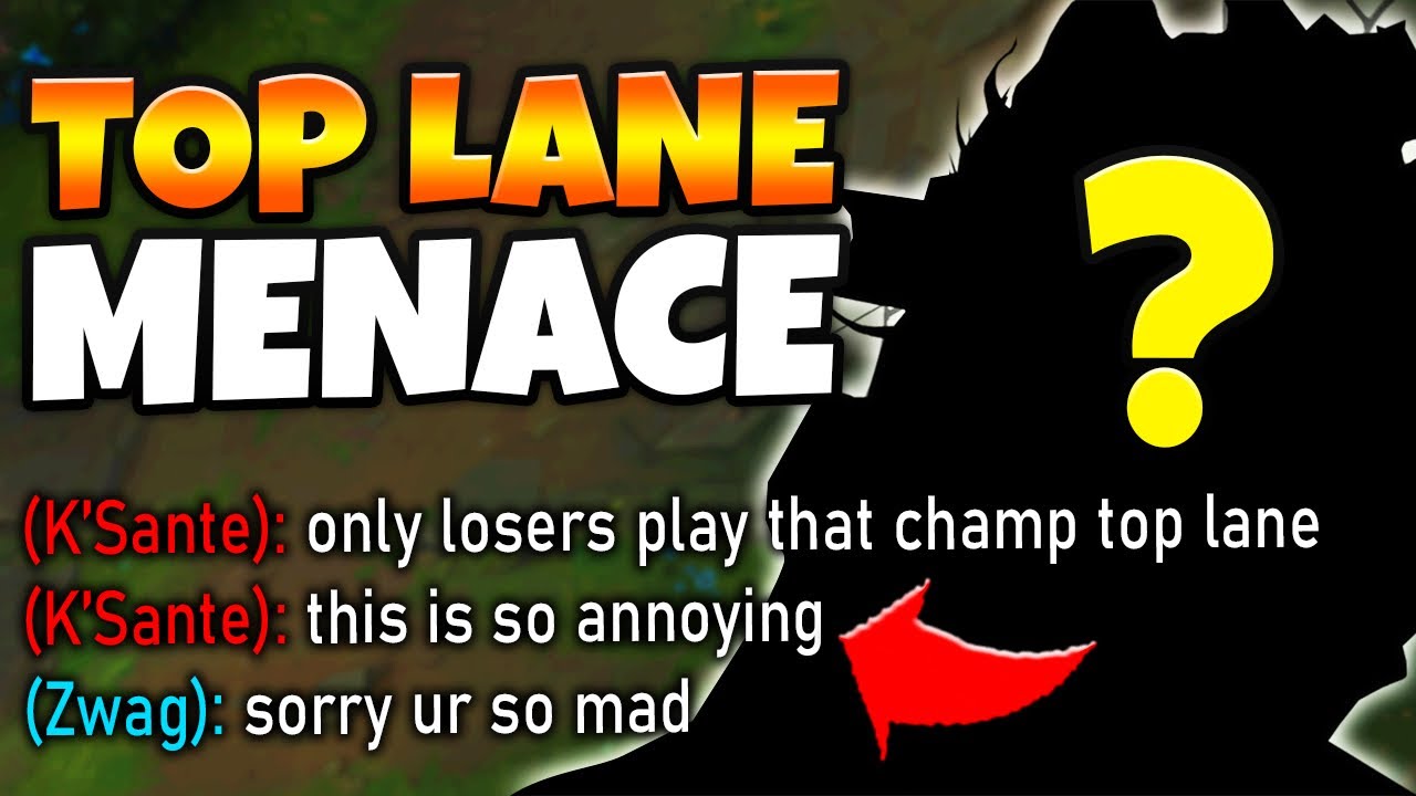 I found the most ANNOYING top lane champion in the game (it made the enemy RAGE)