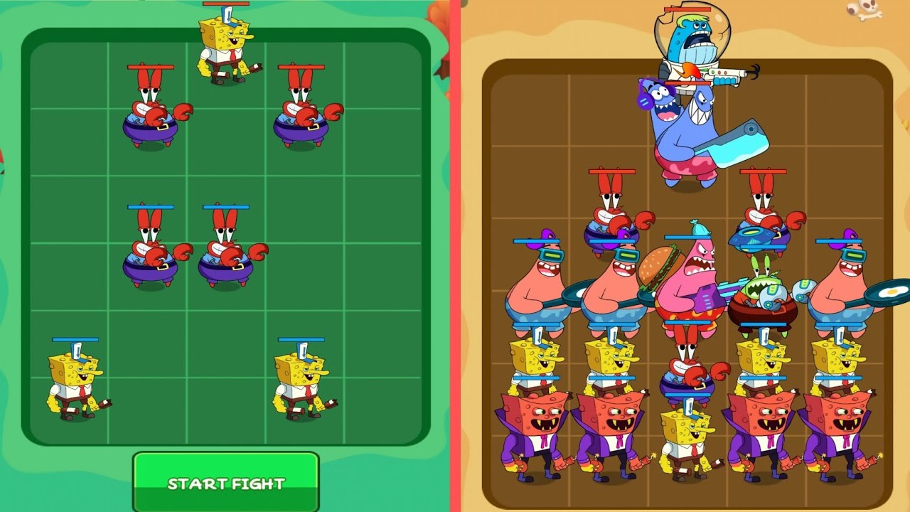 Max Level in Merge Master: Monster Battle SpongeBob Part-3