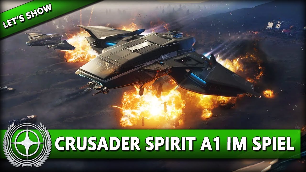CRUSADER SPIRIT A1 FLIGHTREADY | 3.21 LIVE ⭐ STAR CITIZEN 3.21 [Let's Show] Deutsch/German