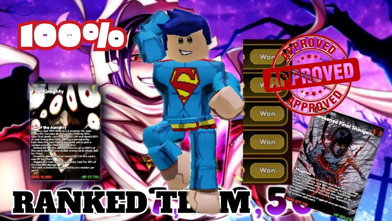 Best Cheapest Team For Ranked Mode In New Anime Card Clash Empire Of Light Update 4.1 