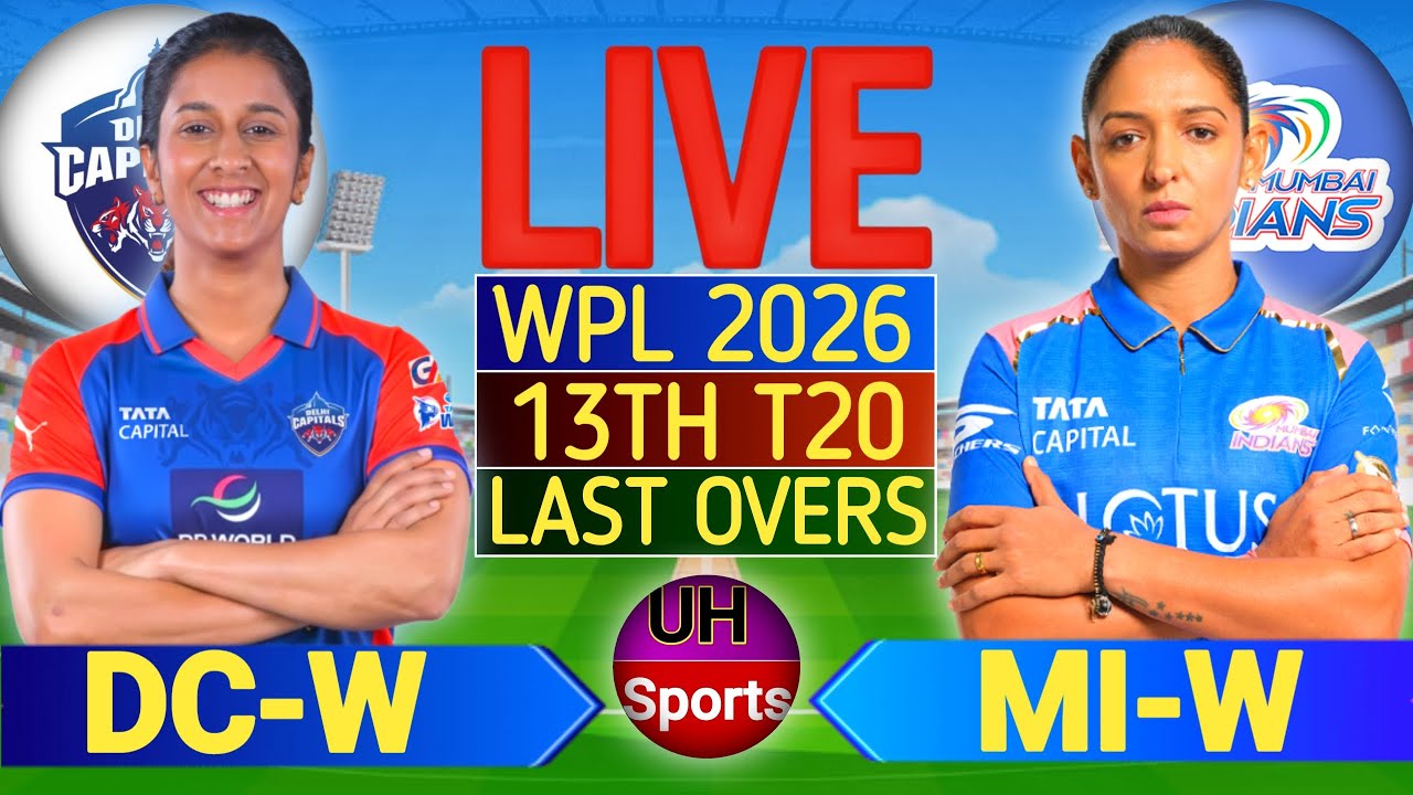 🔴 MI vs DC, 13th T20, WPL 2026 - Live Cricket Score & Commentary | Live Cricket Match Today, DC16