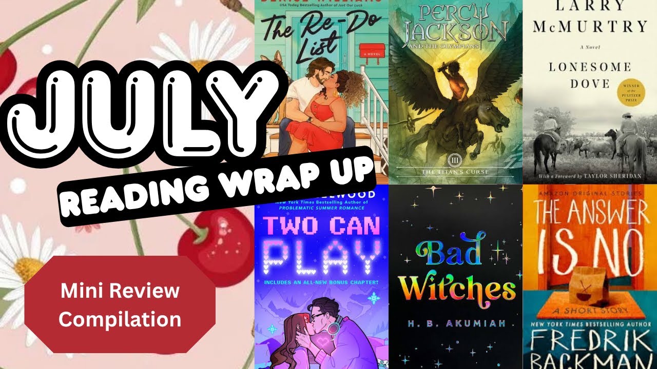 Everything I Read for Sunrise on the Readathon | July Reading Wrap Up & Reviews