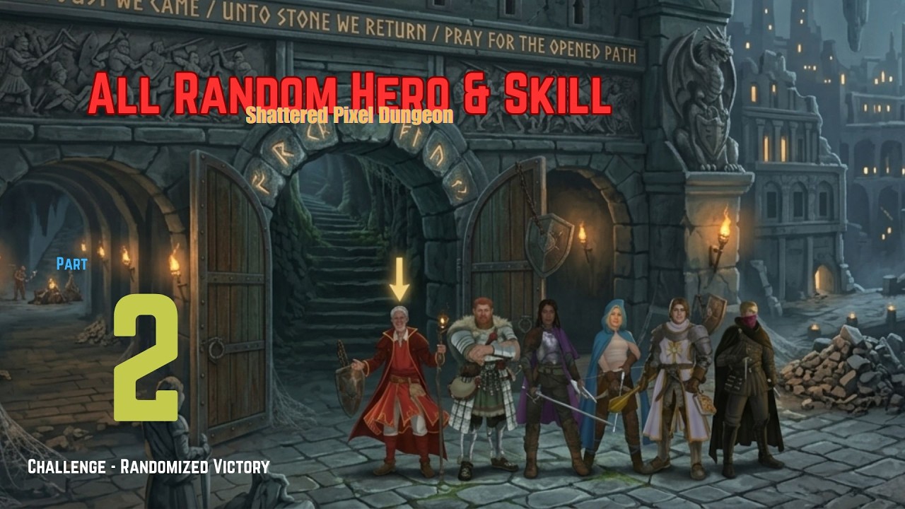 Shattered Pixel Dungeon – Randomized Victory Challenge | No Commentary ( Part 2 )