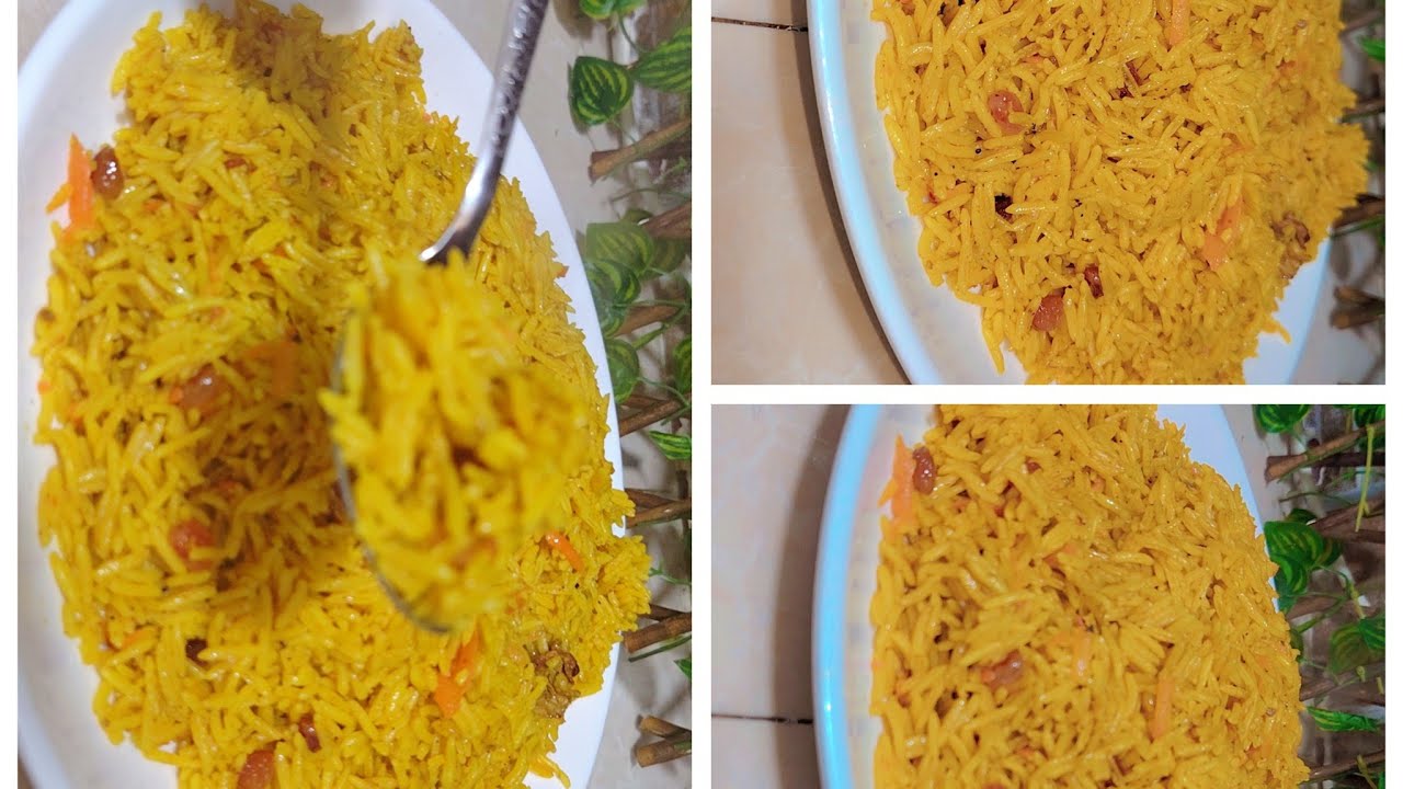 طريقة عمل الارز البسمتي بتاع المطاعم والافراح باسهل طريقه وبطعم خيااال بجد 👌لازم تجربوو😘♥