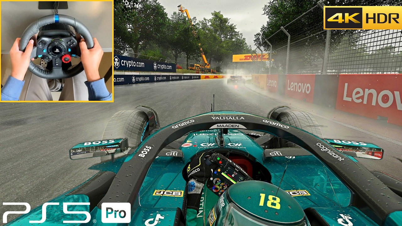 F1 25 PS5 Pro 4K HDR 60 FPS Gameplay | Logitech G29 Steering wheel