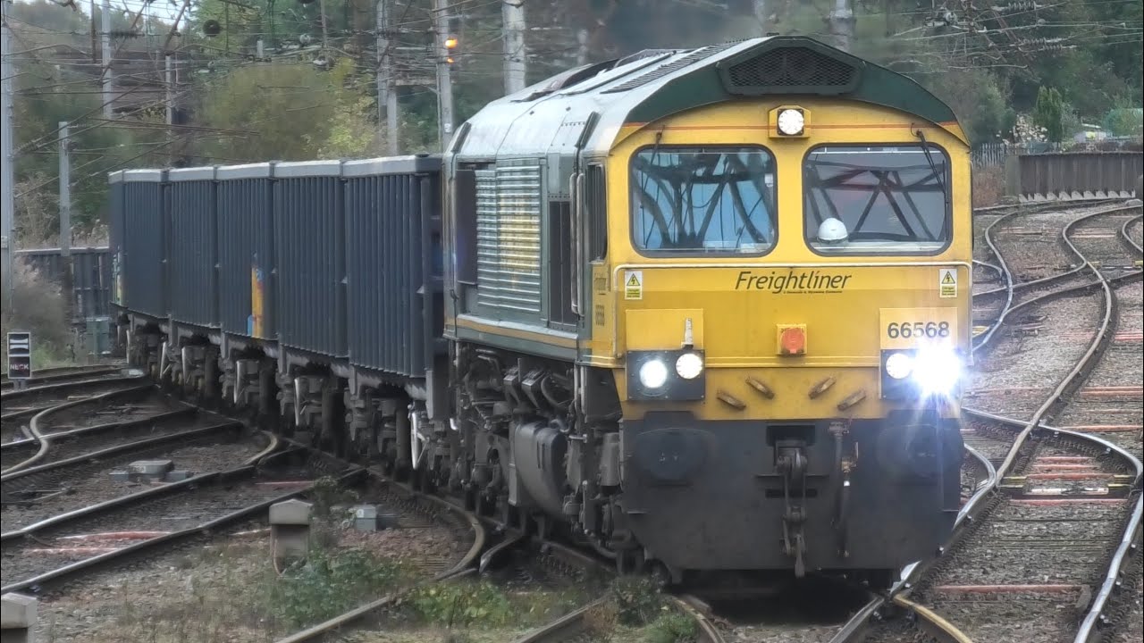 Fantastic Morning at Carlisle Station Freight/passenger/rail Treatment Trains 14th October 25 WCML