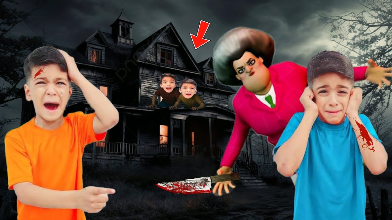 زين ويزن المعلمة الشريرة دخلت بيتنا خفنا كتيراتصلنا على شرطة😱