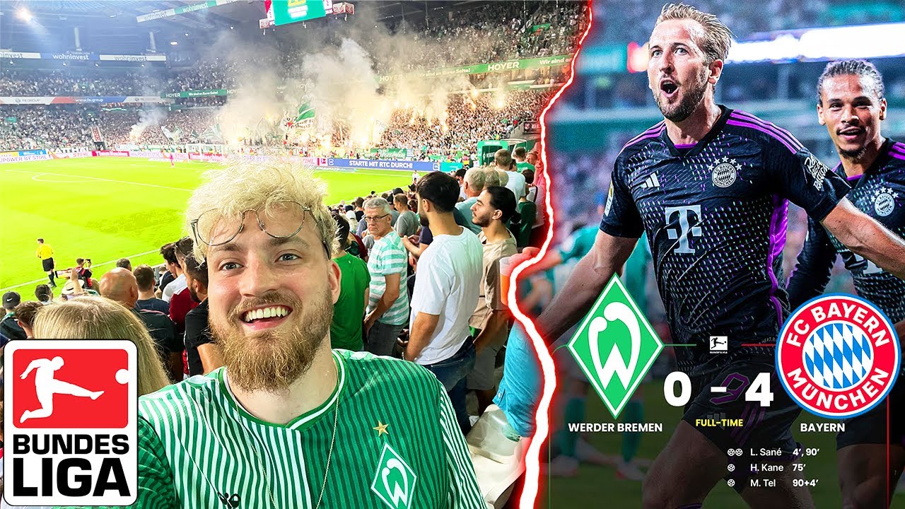 Bremen vs. FC Bayern - Stadionvlog 🇩🇪 | KANE IST DIREKT DA 1.TOR 🔥 | ViscaBarca