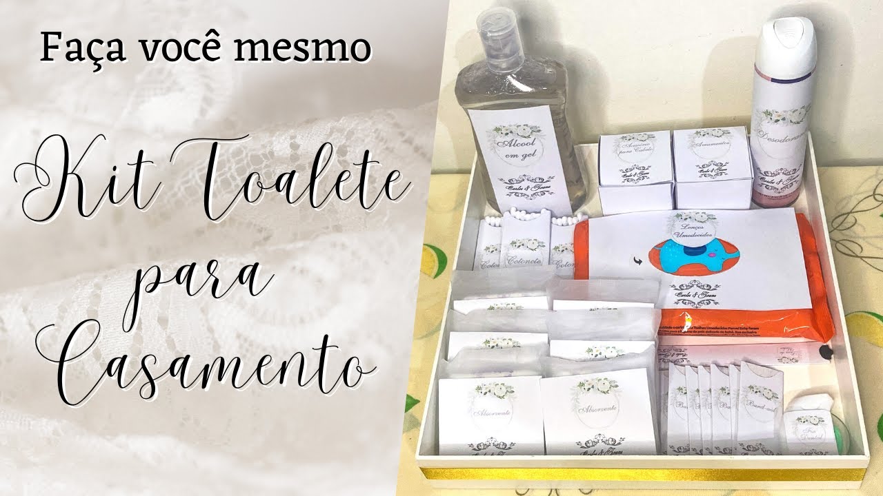 DIÁRIO DA NOIVA #11 - Como fazer Kit Toalete Casamento gastando pouco | Faça você mesmo