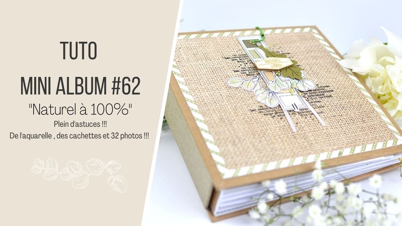 TUTO SCRAPBOOKING MINI ALBUM FACILE #62