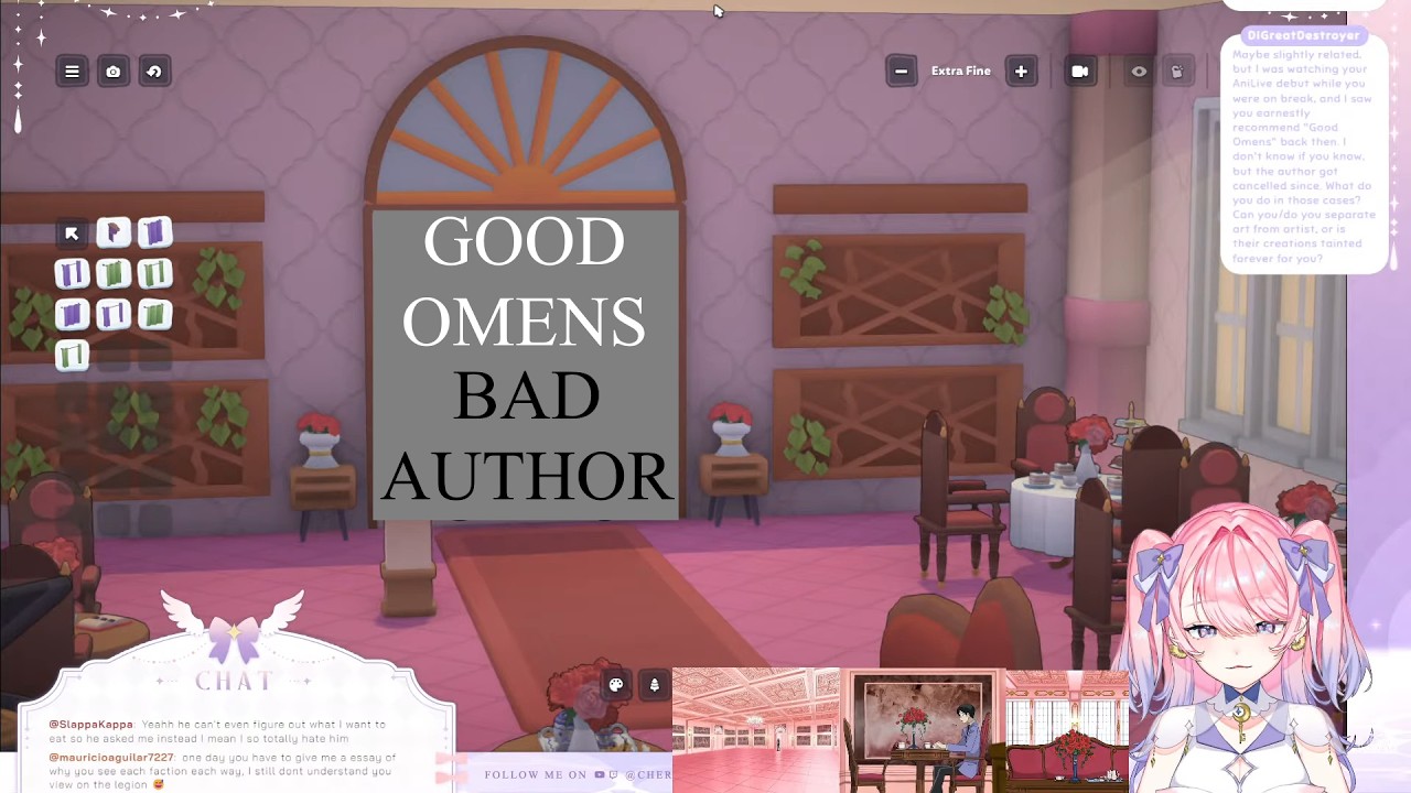 An author Cheryl cannot forgive (“Good Omens”)