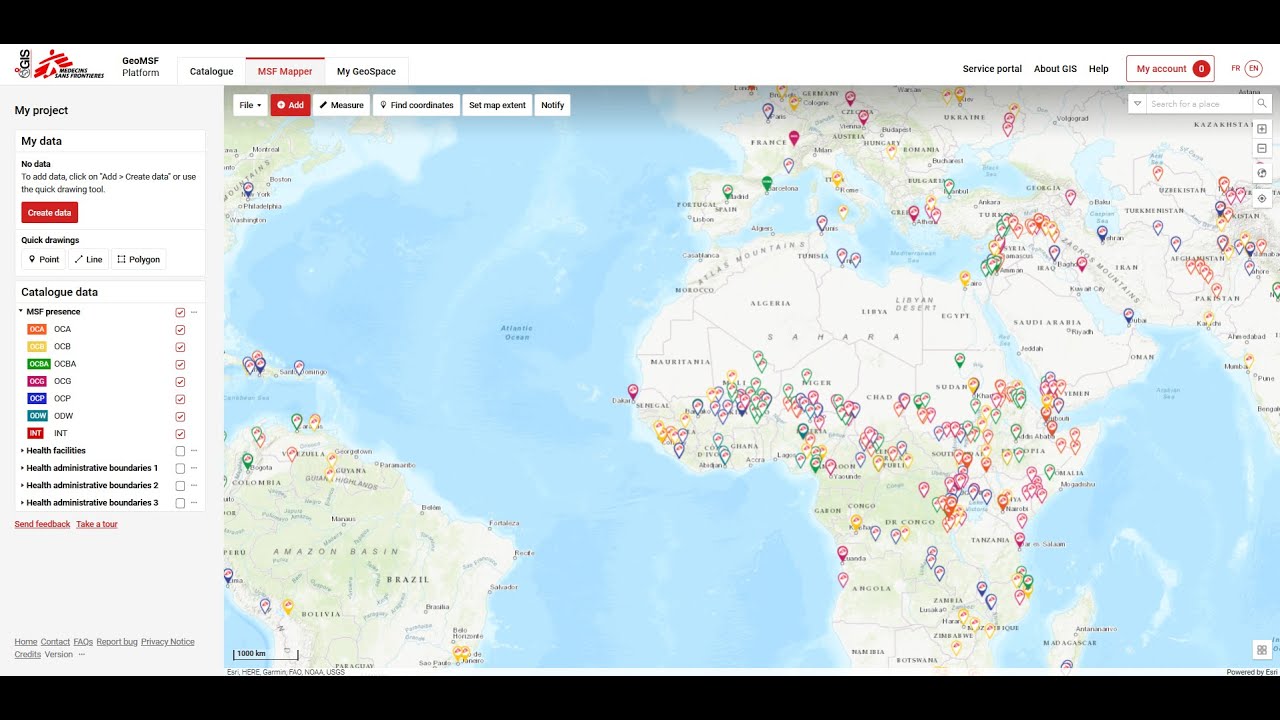 Easy Mapping Tool showing MSF Presence, MSF Mapper