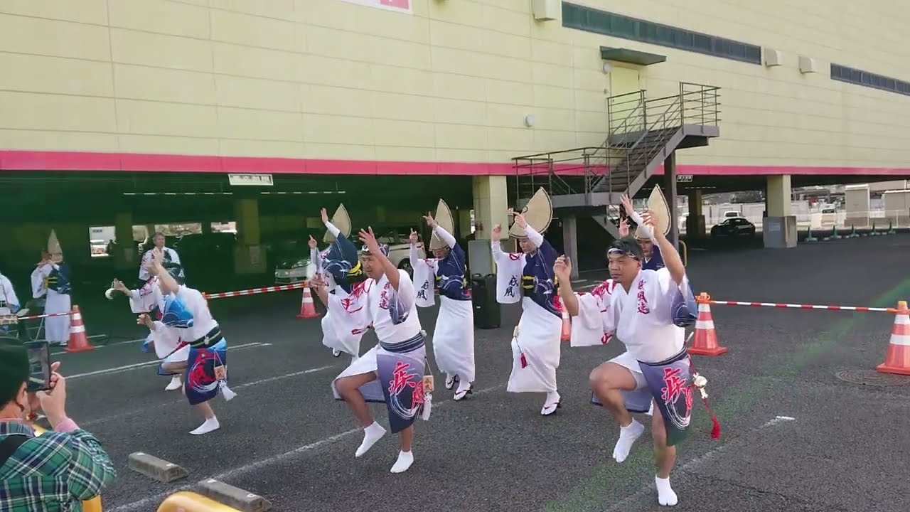 威風連①　阿波踊り　かがわマラソン2026　かがわ盛り上げ隊 ヤマダデンキ高松鶴市店2026-03-15