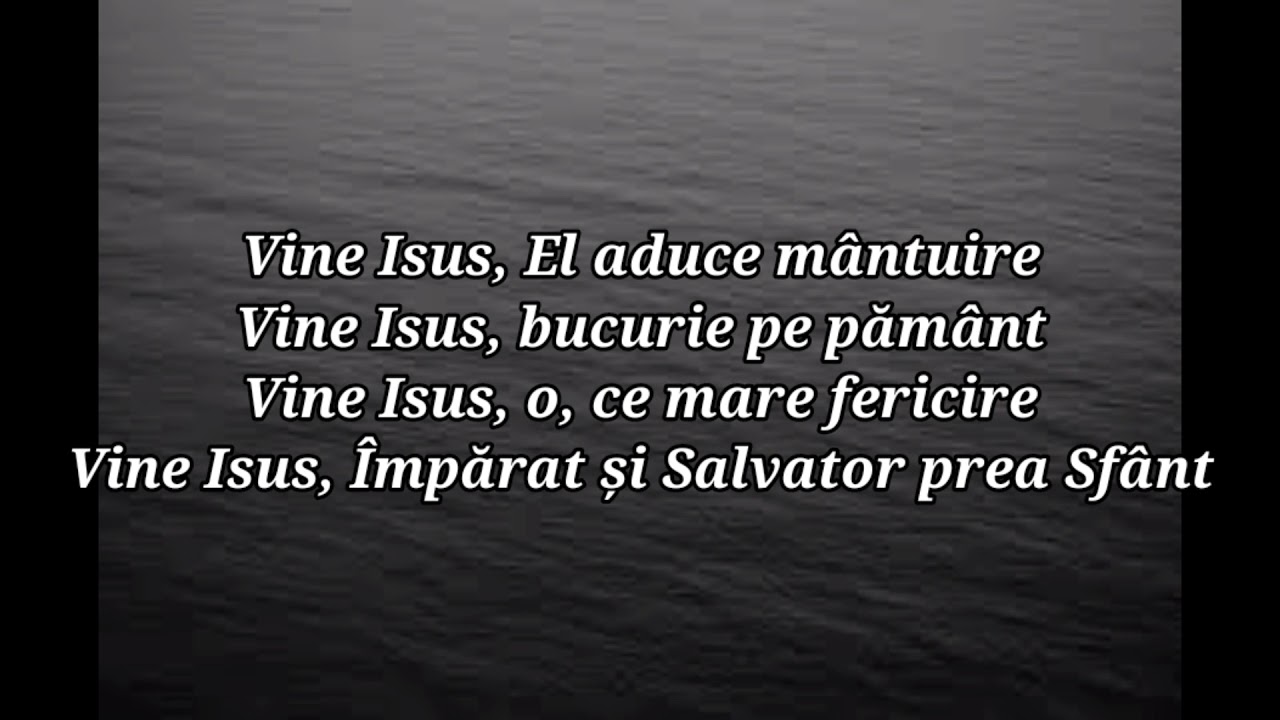 Vine Isus - Karaoke by Pianistul Azs