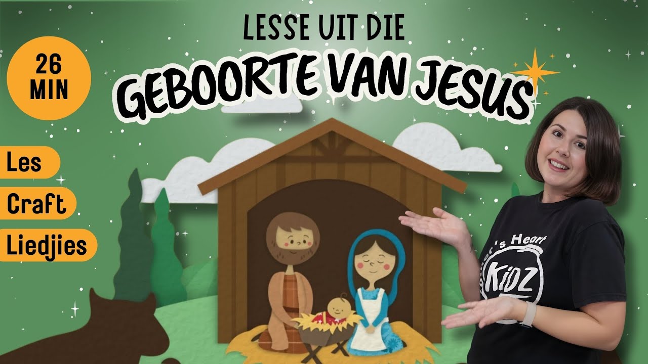 Lesse uit die Geboorte van Jesus | Sondagskool Les vir Kinders | Kersfees