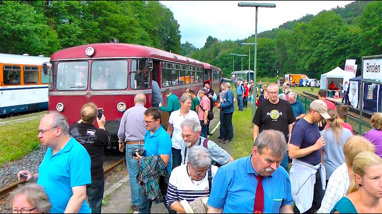 Schienenbustag und Bahnhofsfest (Binolen)