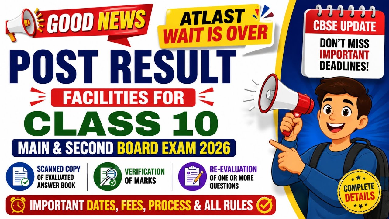 CBSE Class 10 Post Result Facilities 2026 Verification & Re-evaluation #class10reevaluation #class10