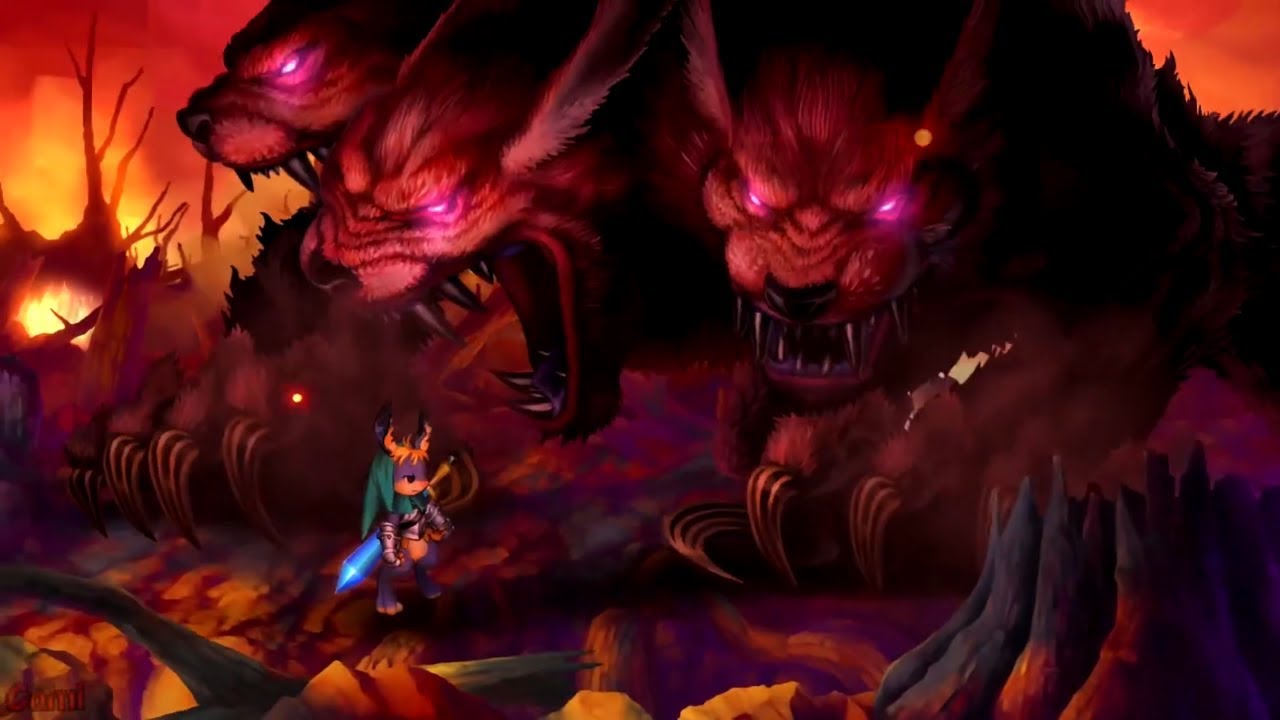 Odin Sphere Leifthrasir - Armageddon - Boss - The Beast of Darkova