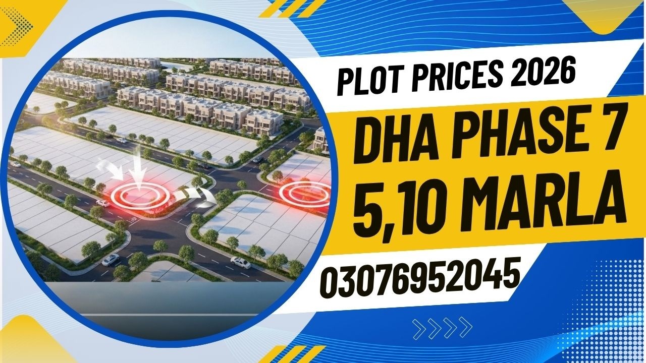 DHA Lahore Phase 7 5 Marla & 10 Marla Plot Prices 2026  Latest Update & Investment Guide