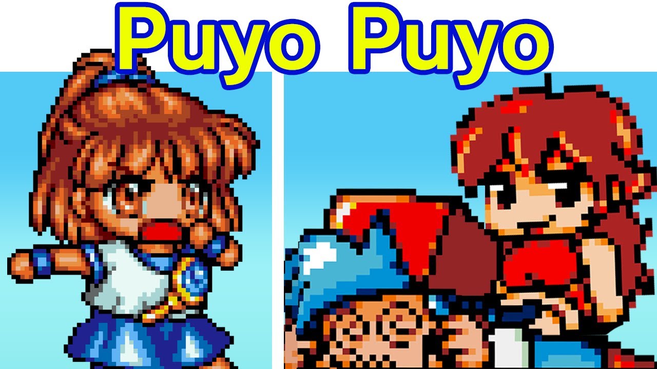 Friday Night Funkin' VS Arle FULL WEEK + Cutscenes Animation | Arle Meets BF+GF (FNF Mod/Puyo Puyo)