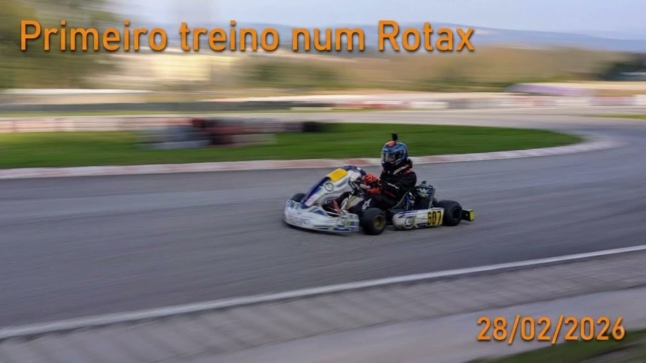 Primeiro treino num Rotax