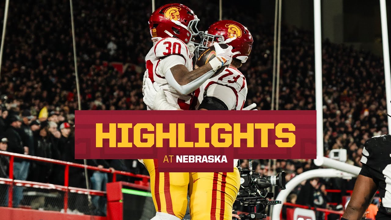 USC Football vs Nebraska Highlights | Trojans win 21-17