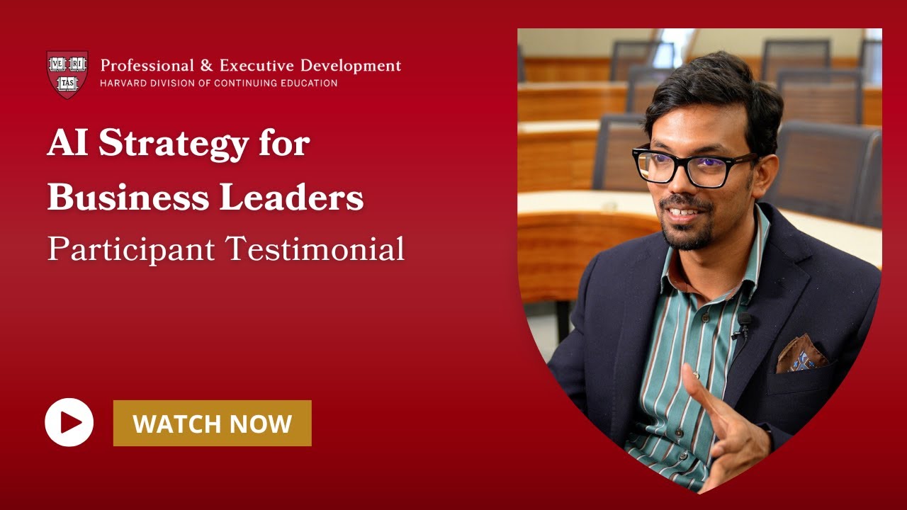 AI Strategy for Business Leaders: Participant Testimonial
