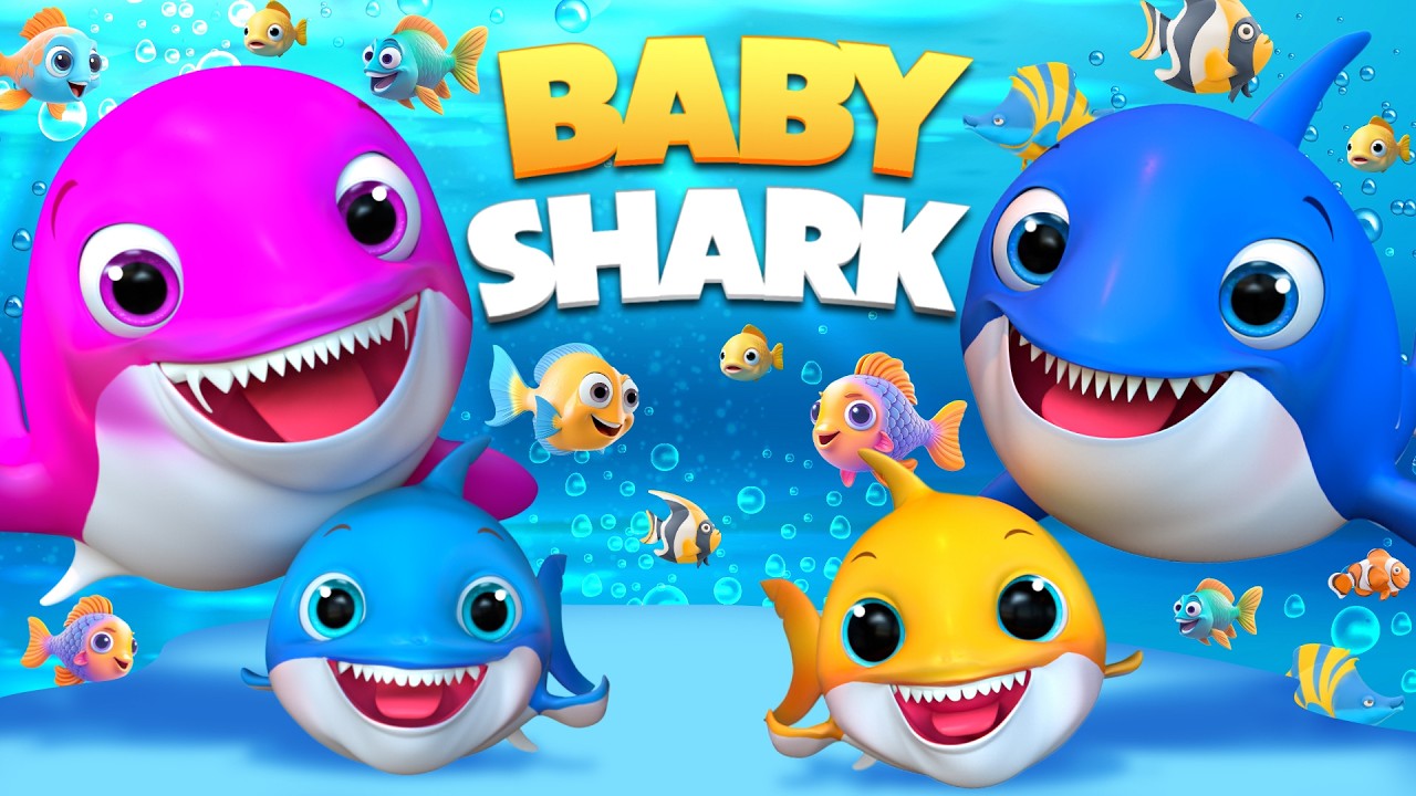 Baby Shark Mixing Colors Song & Bingo Dog Song 🎨🦈 | Fun Learning for Kids #singalongfun #childrens