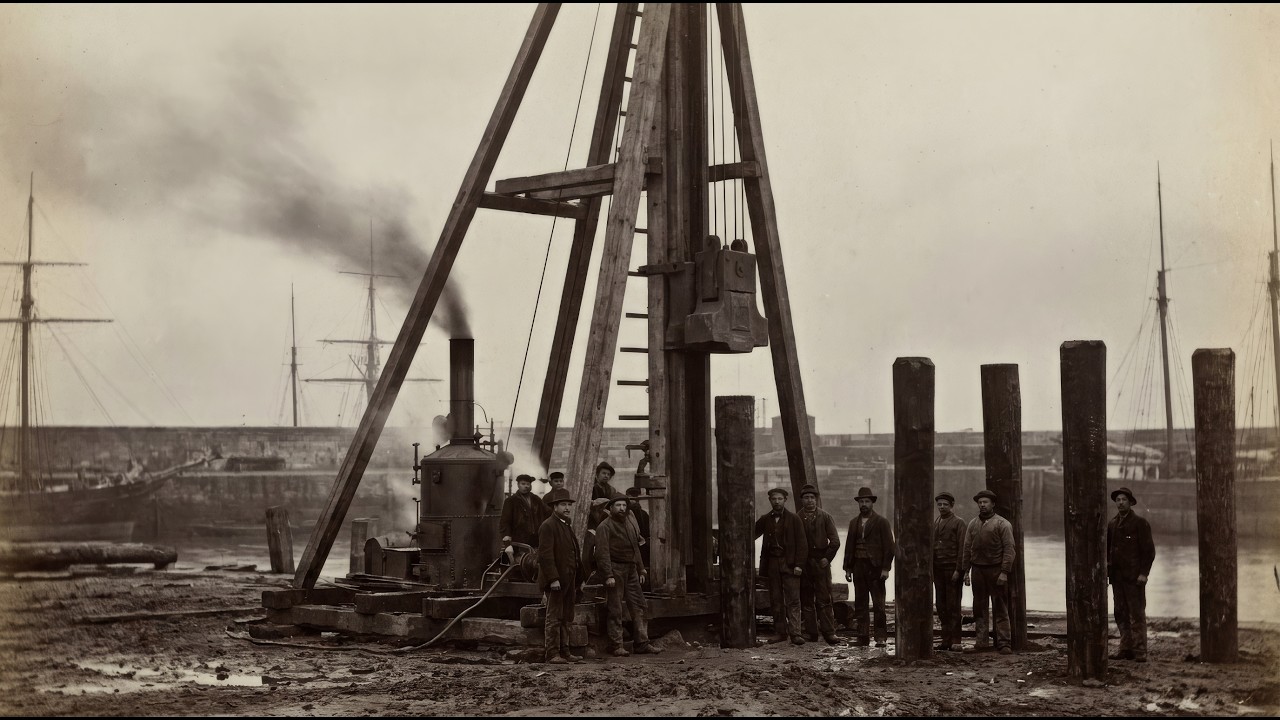 Before Hydraulics: Pile Driving in the 1800s &mdash; Brutal and Deadly