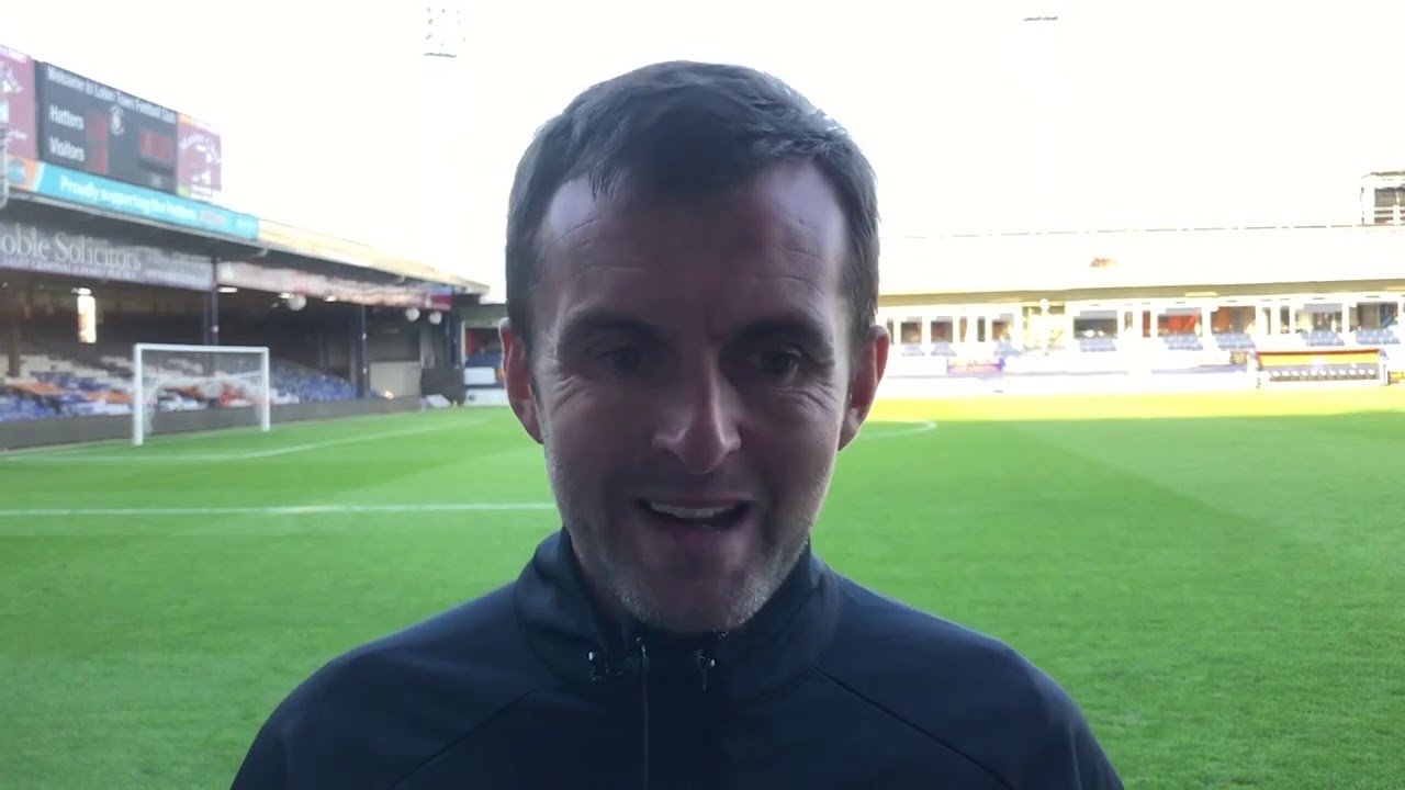 Nathan Jones on the 2-1 win over Derby!