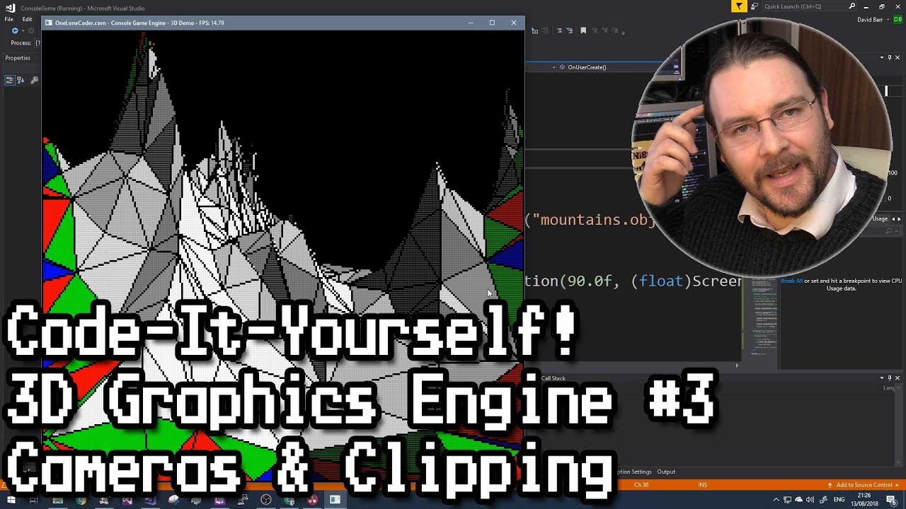 Code-It-Yourself! 3D Graphics Engine Part #3 - Cameras & Clipping