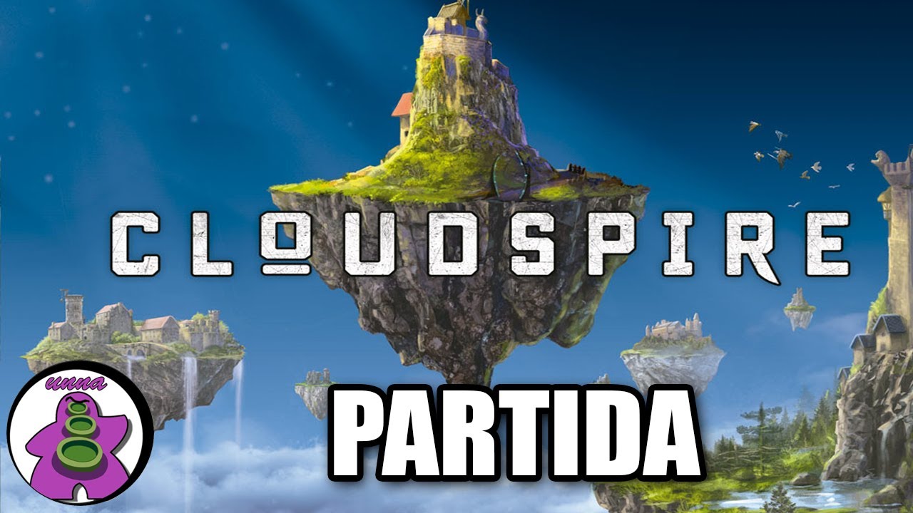 CLOUDSPIRE - Partida SOLITARIO Juego de Mesa - Gameplay - unna