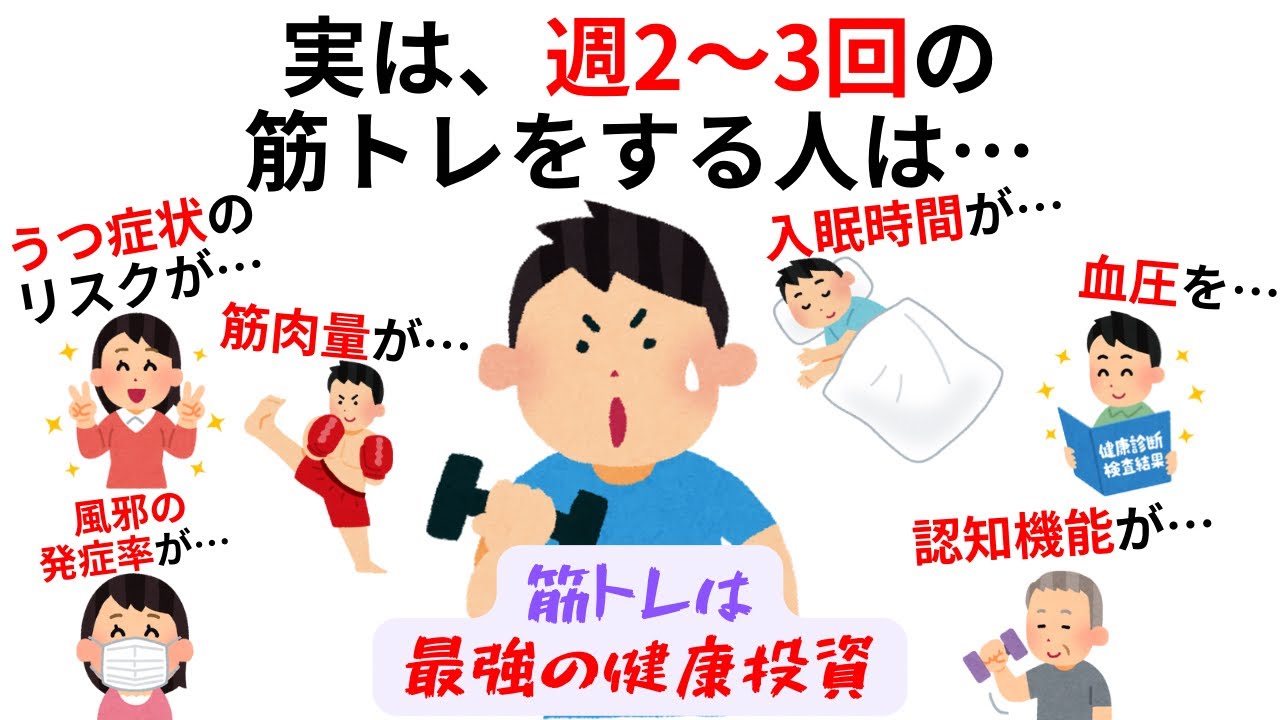 【総集編】筋トレのためになる雑学まとめ