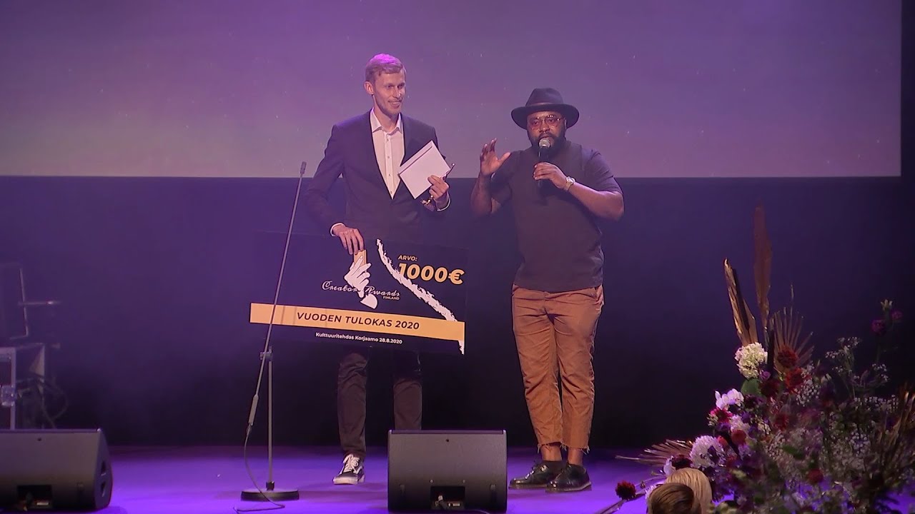 Väinö Mäkelä voittaa VUODEN TULOKAS -palkinnon ja 1000 € stipendin | Creator Awards Finland 2020