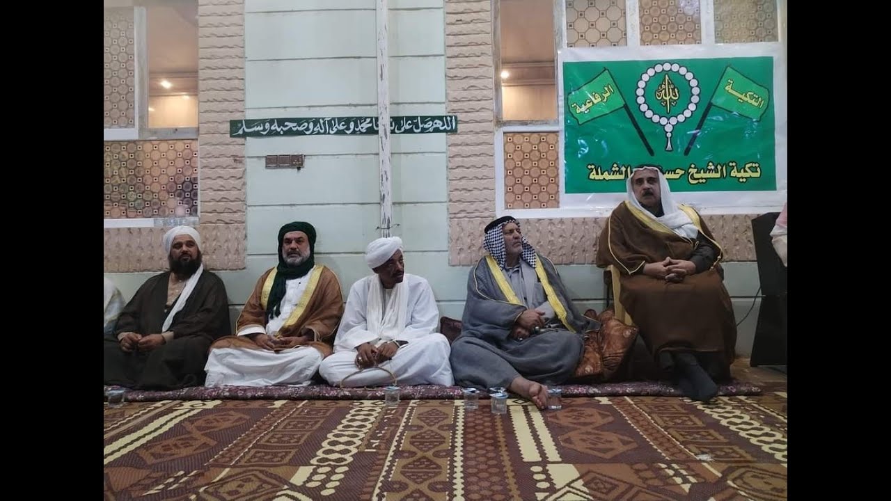 مجلس ذكرحربي تكية الشيخ حسن ابو الشملة الشيخ مصطفى الخشالي  والشيخ محمدابوخمره بحضورالشيخ محمدروحي