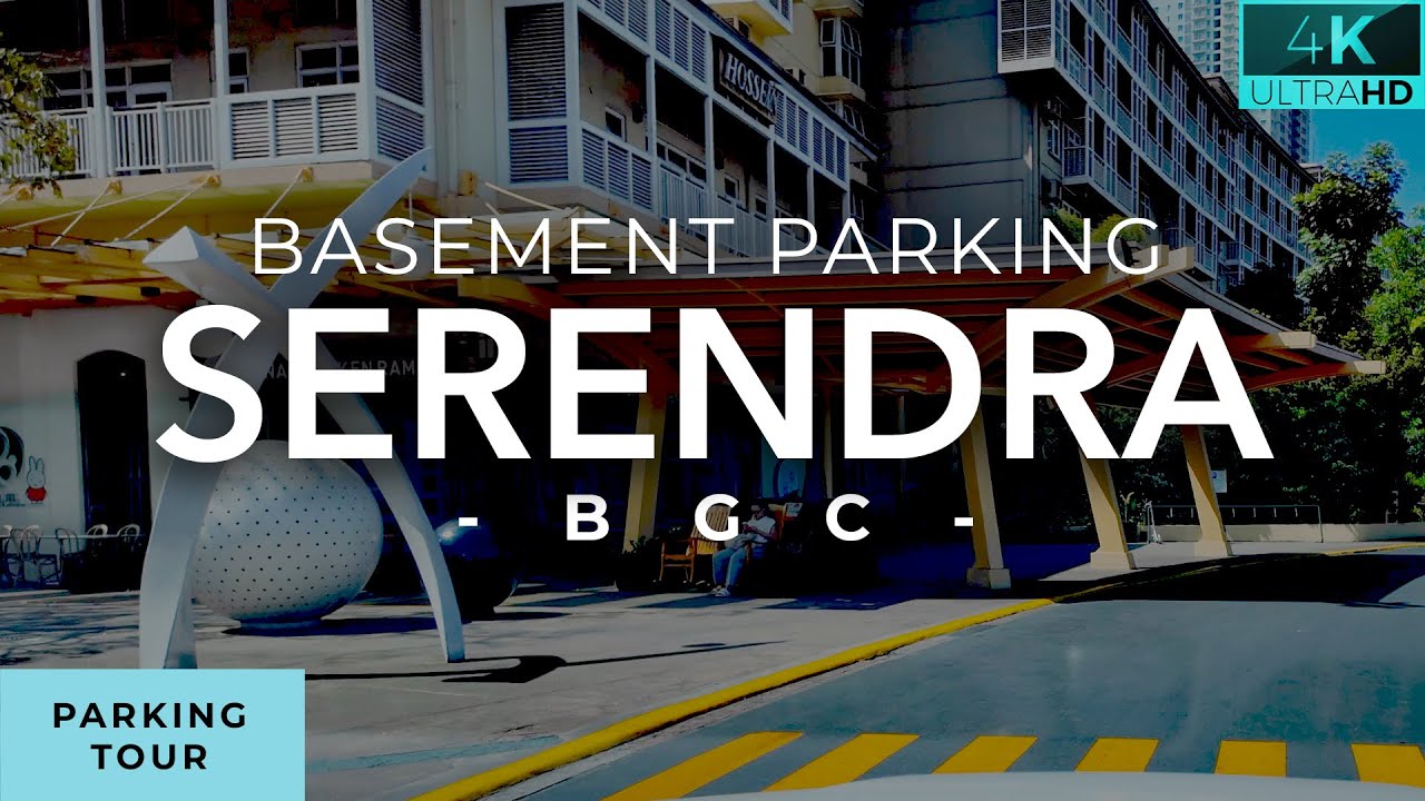 Serendra parking tour in BGC Taguig | Basement motorcycle car park in Serendra Bonifacio Global City