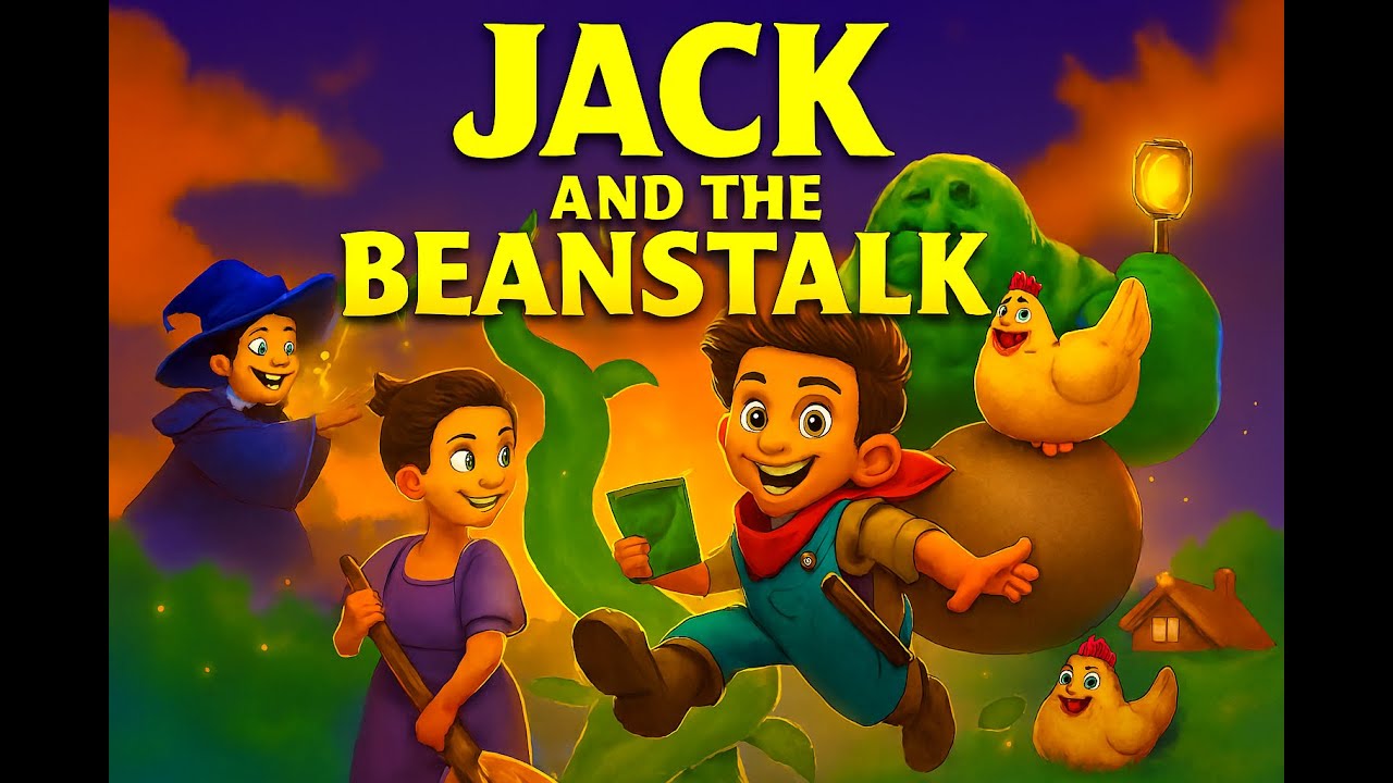 Jack and the Beanstalk Animated Story for Kids | Fairy Tale Bedtime Stories for Children