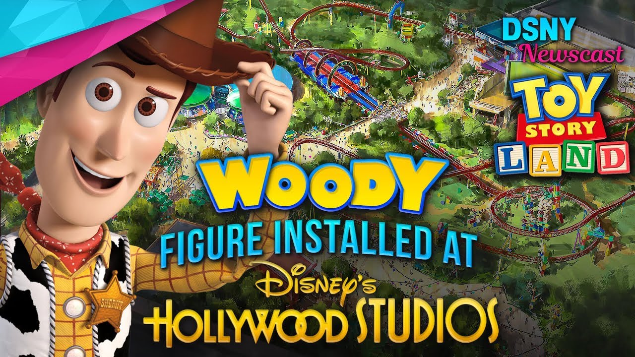 WOODY Figure Installed at TOY STORY LAND In Walt Disney World - Disney News - 4/24/18