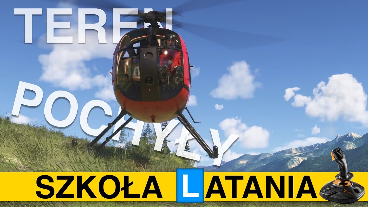 Starty, lądowania śmigłowcem w terenie pochyłym #14 Szkoła Latania w DCS World, MSFS, X-Plane 12