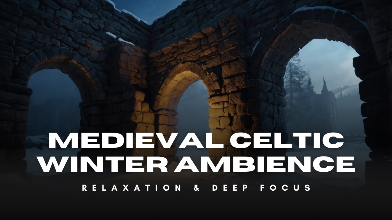 Frostbound Dwellings | Medieval Celtic Winter Ambience for Focus & Deep