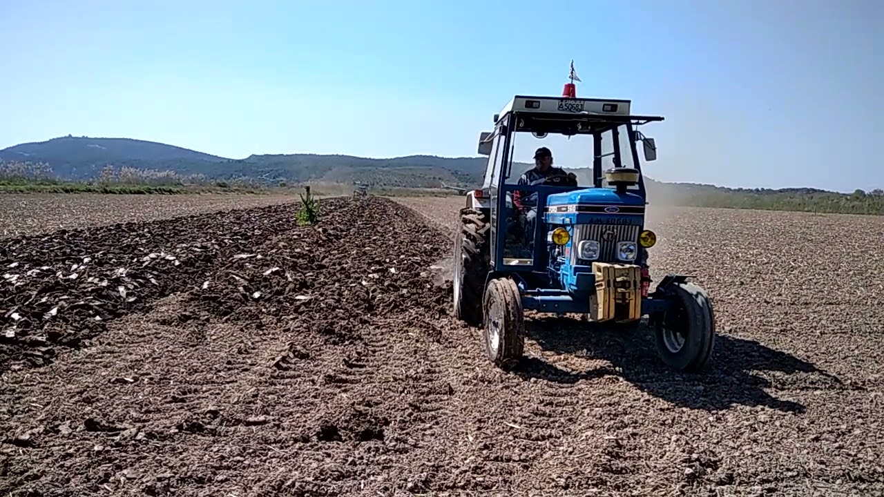 #NewHolland #TerraHV2000 New Holland TL 90A & Terra HV 2000 Ford 5610 ii Όργωμα Λεσίνι Ελλάδα