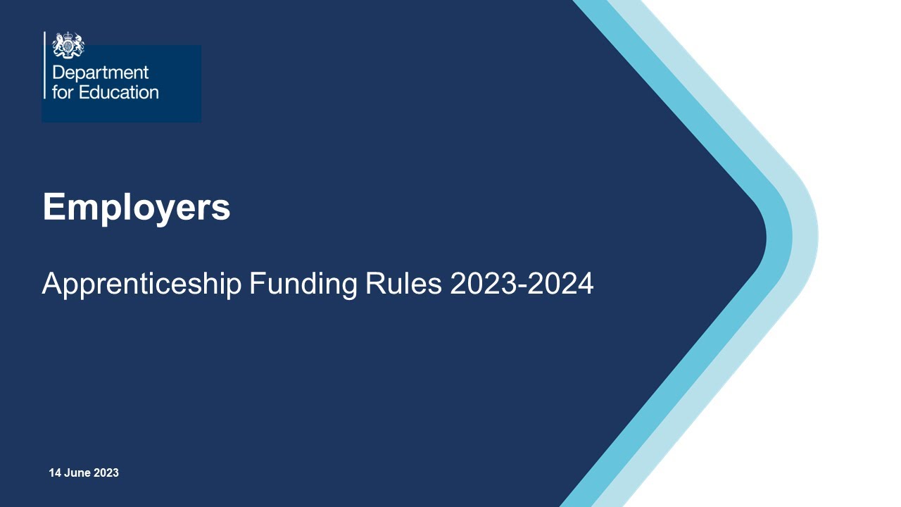 Employers: Apprenticeship funding rules 2023-2024